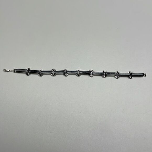 Brown & Silver Bracelet – Elegant & Stylish - Picture 2 of 3